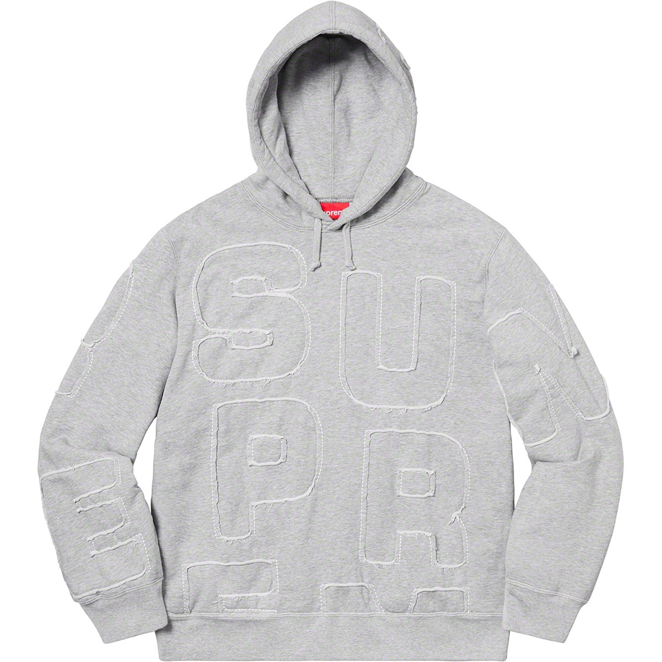 Cutout Letters Hooded Sweatshirt view 6